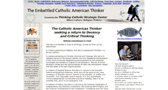 Desktop Screenshot of catholicamericanthinker.com