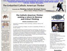 Tablet Screenshot of catholicamericanthinker.com